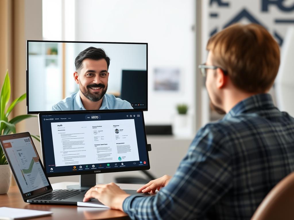 Conducting initial interviews with SEO experts