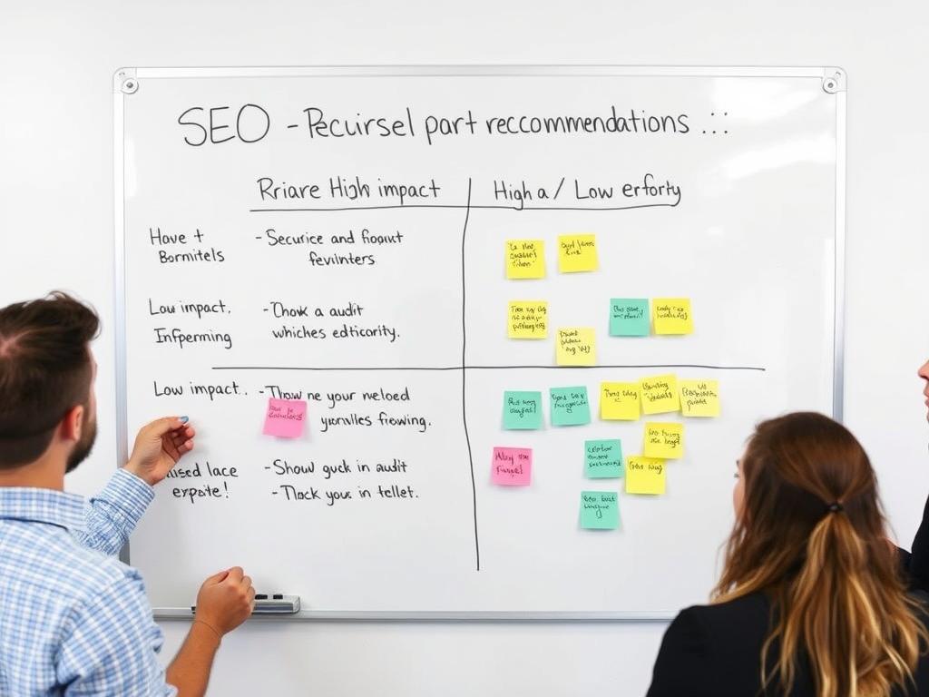 Prioritizing SEO recommendations